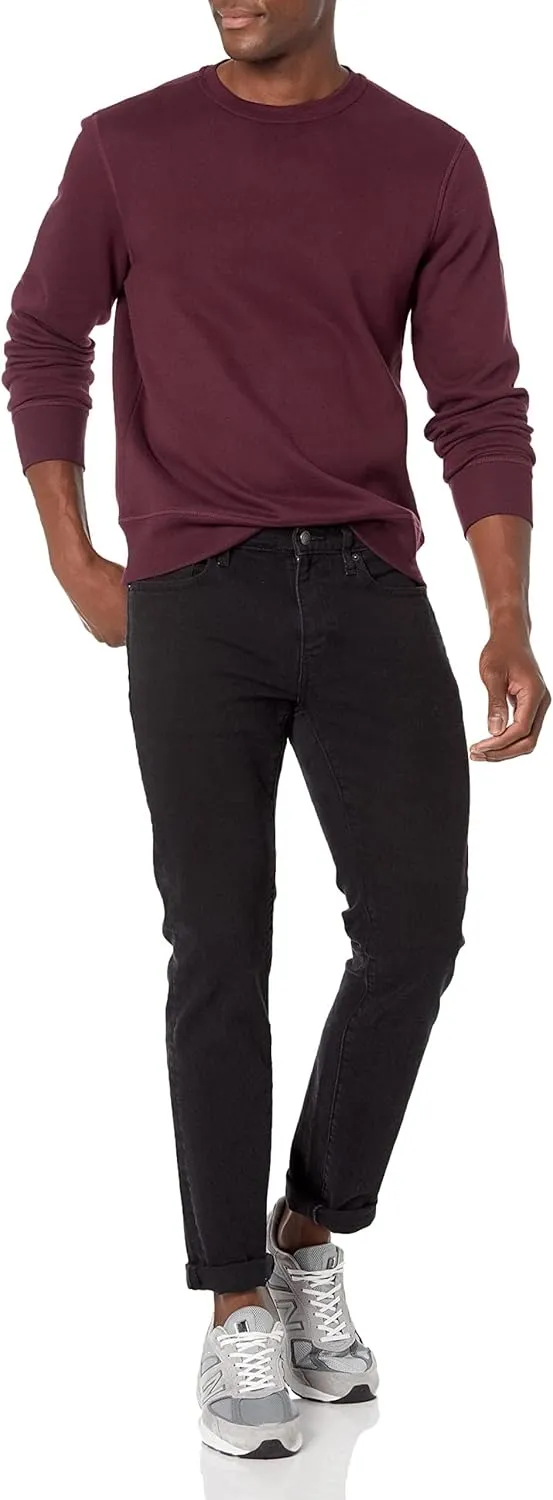Amazon Essentials Men's Fleece Crewneck Sweatshirt (Available in Big & Tall)
