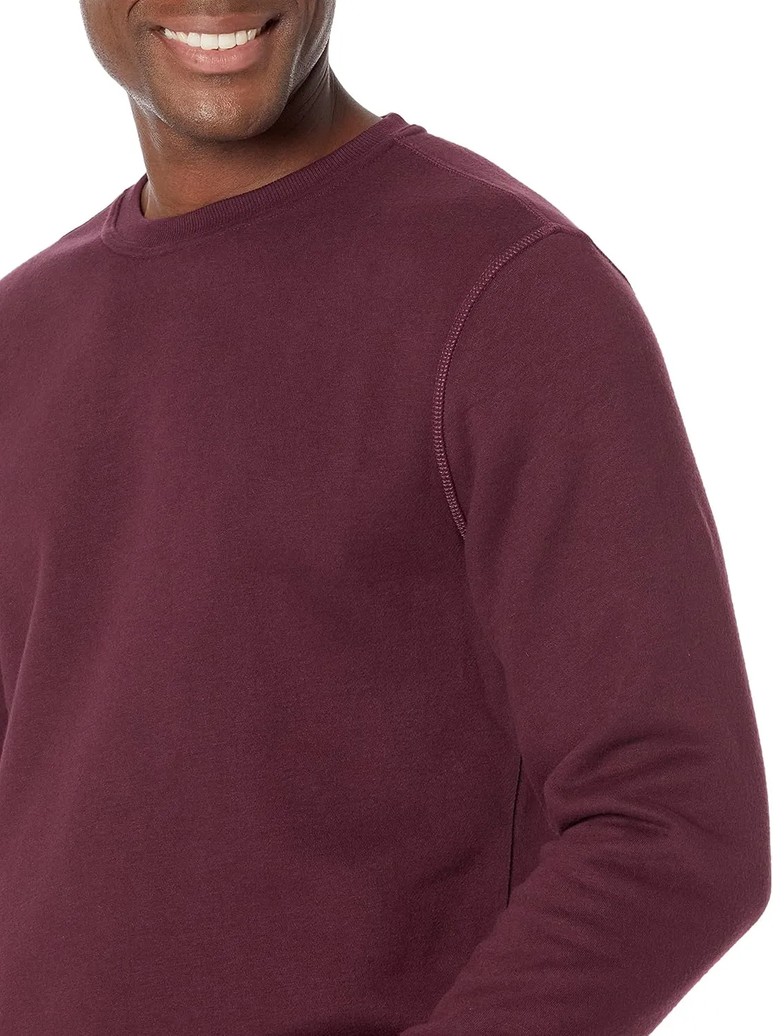 Amazon Essentials Men's Fleece Crewneck Sweatshirt (Available in Big & Tall)