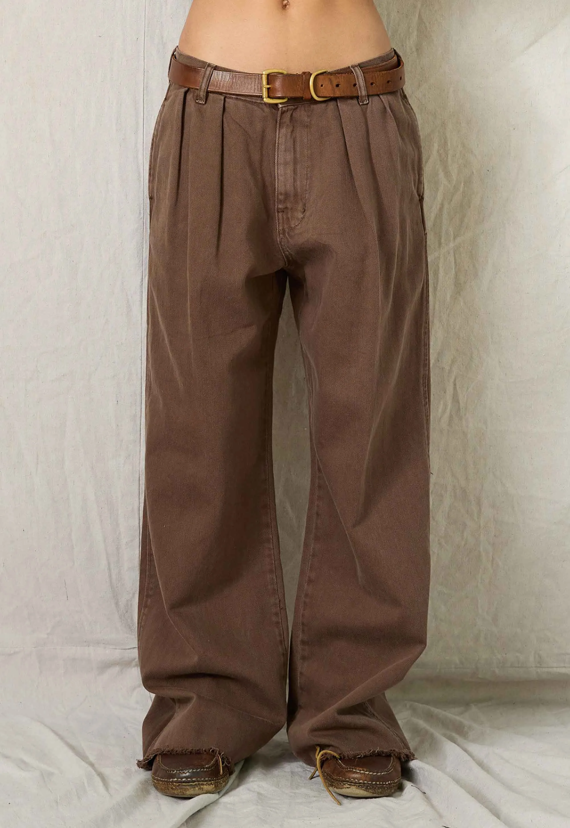 blair double pleated pant