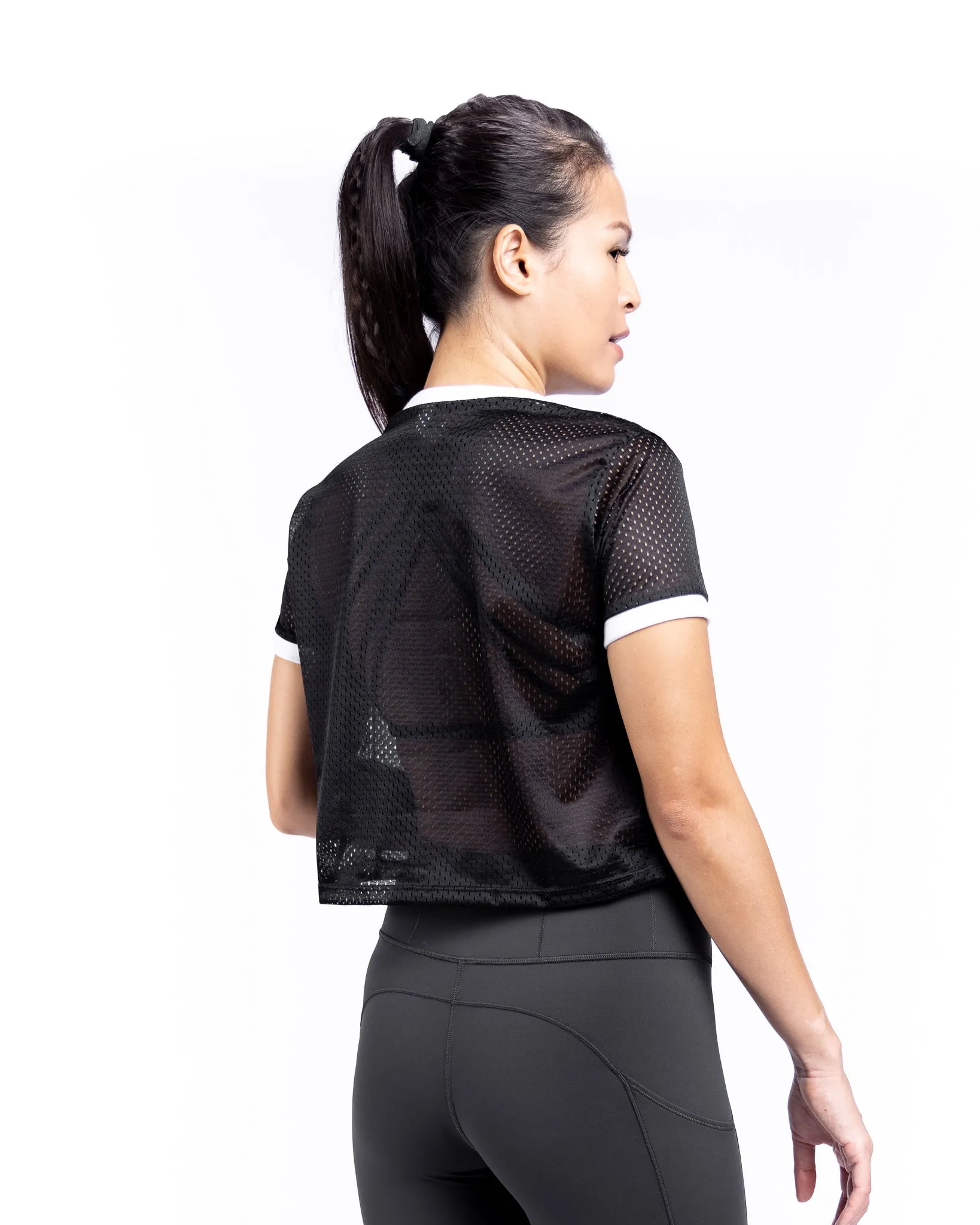 CruCycle Mesh Cropped Tee