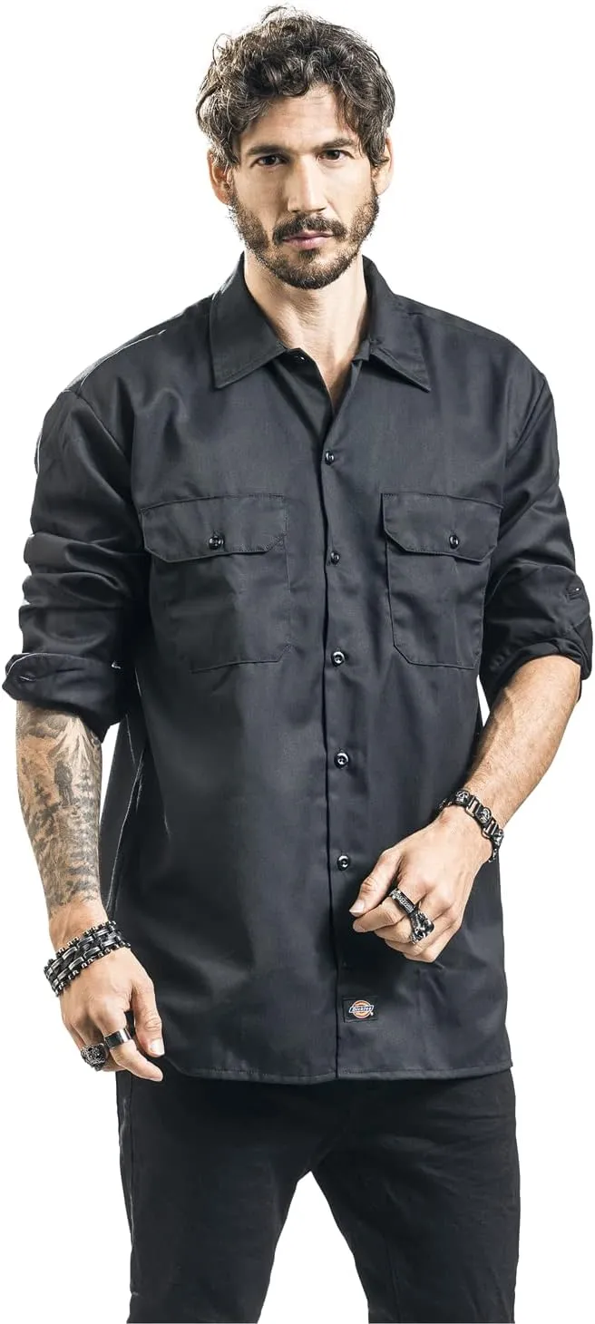 Dickies Men's Long Sleeve Work Shirt