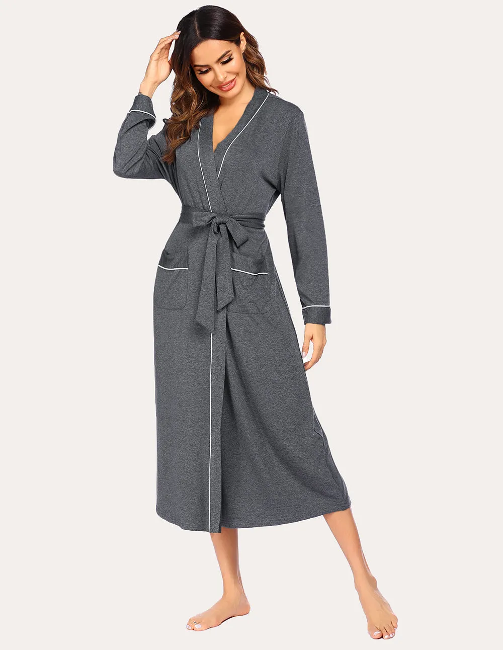Ekouaer Classic Robes with Belt (US Only)