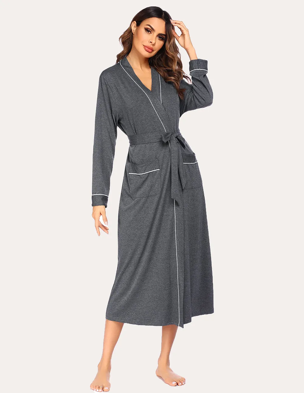 Ekouaer Classic Robes with Belt (US Only)