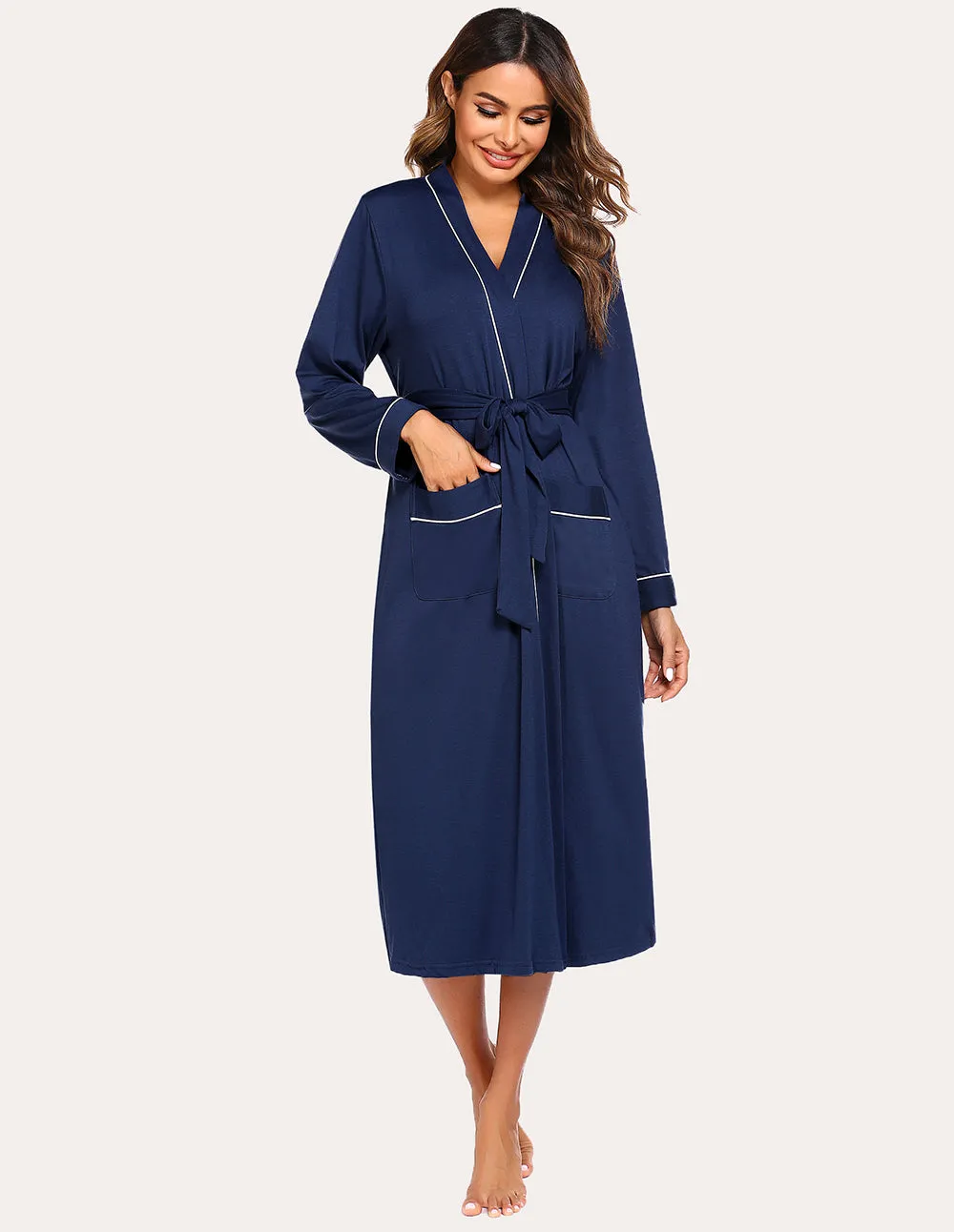 Ekouaer Classic Robes with Belt (US Only)