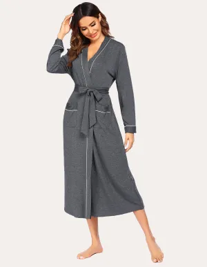 Ekouaer Classic Robes with Belt (US Only)
