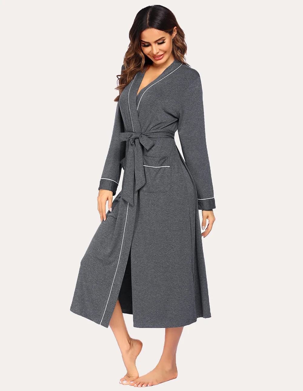 Ekouaer Classic Robes with Belt (US Only)