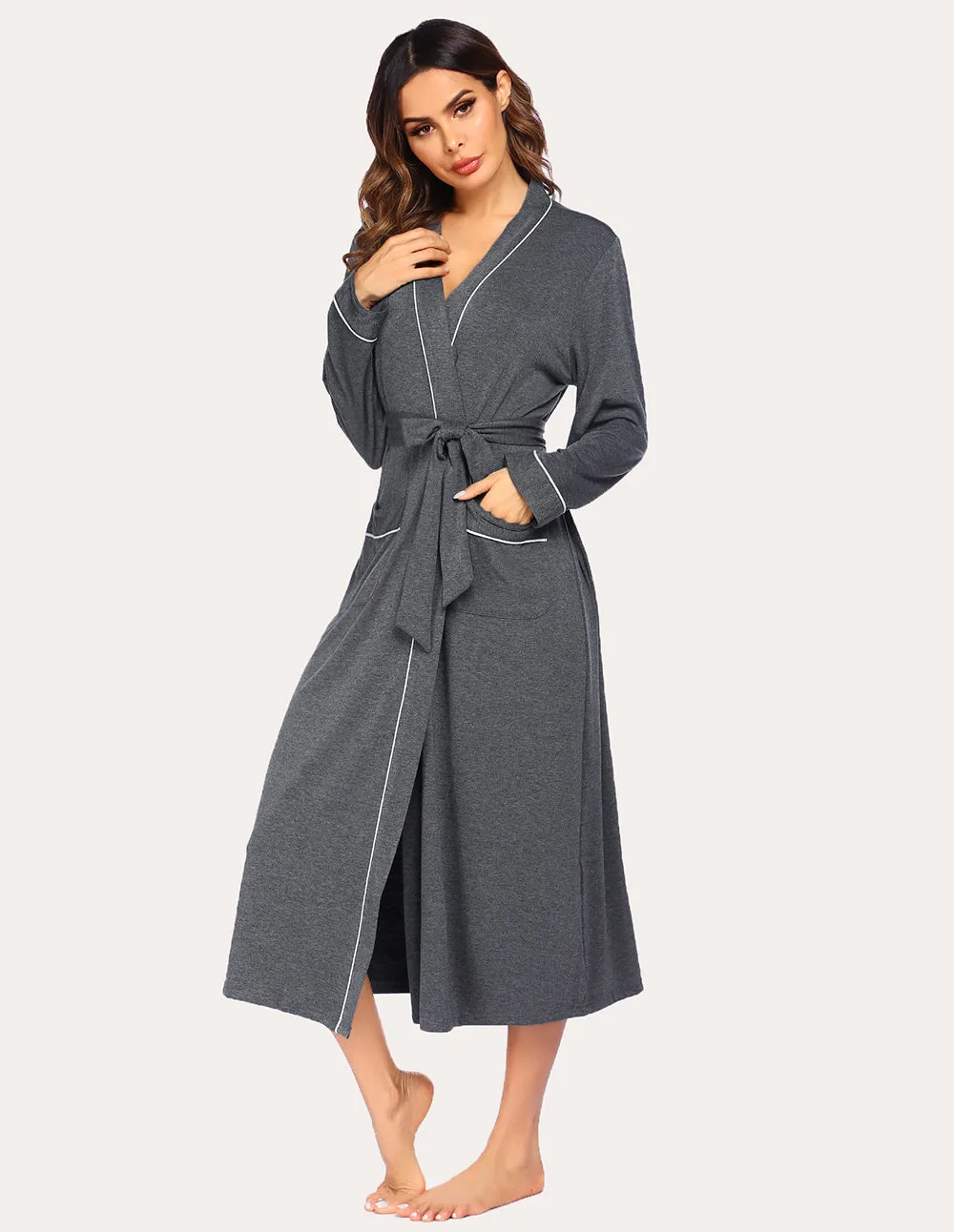 Ekouaer Classic Robes with Belt (US Only)