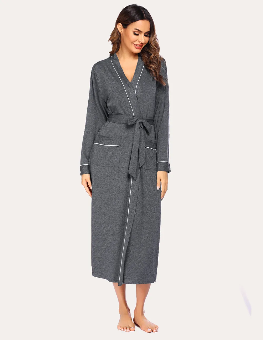 Ekouaer Classic Robes with Belt (US Only)