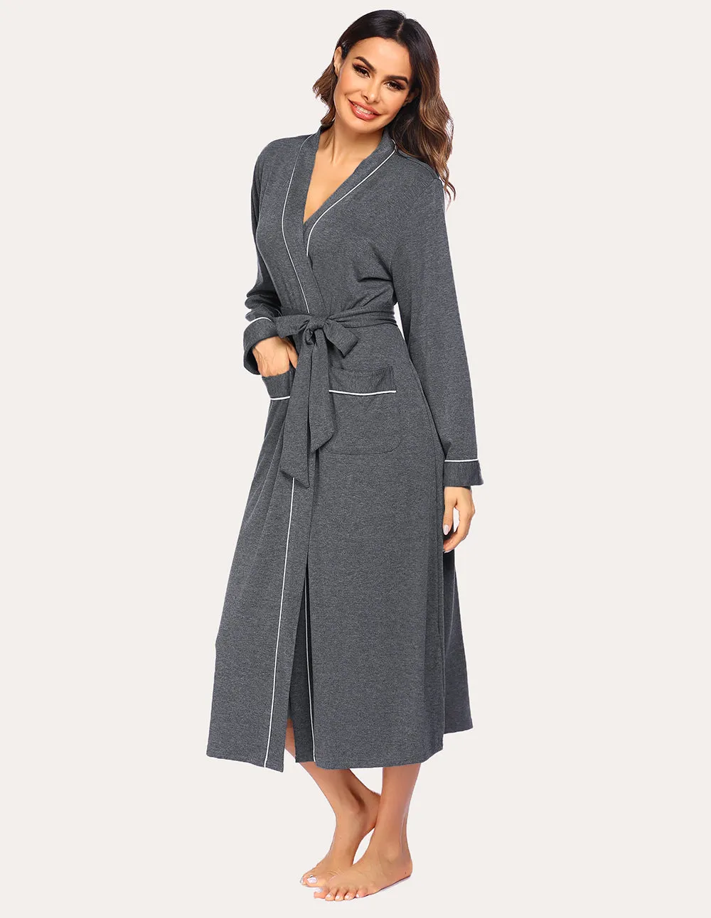 Ekouaer Classic Robes with Belt (US Only)