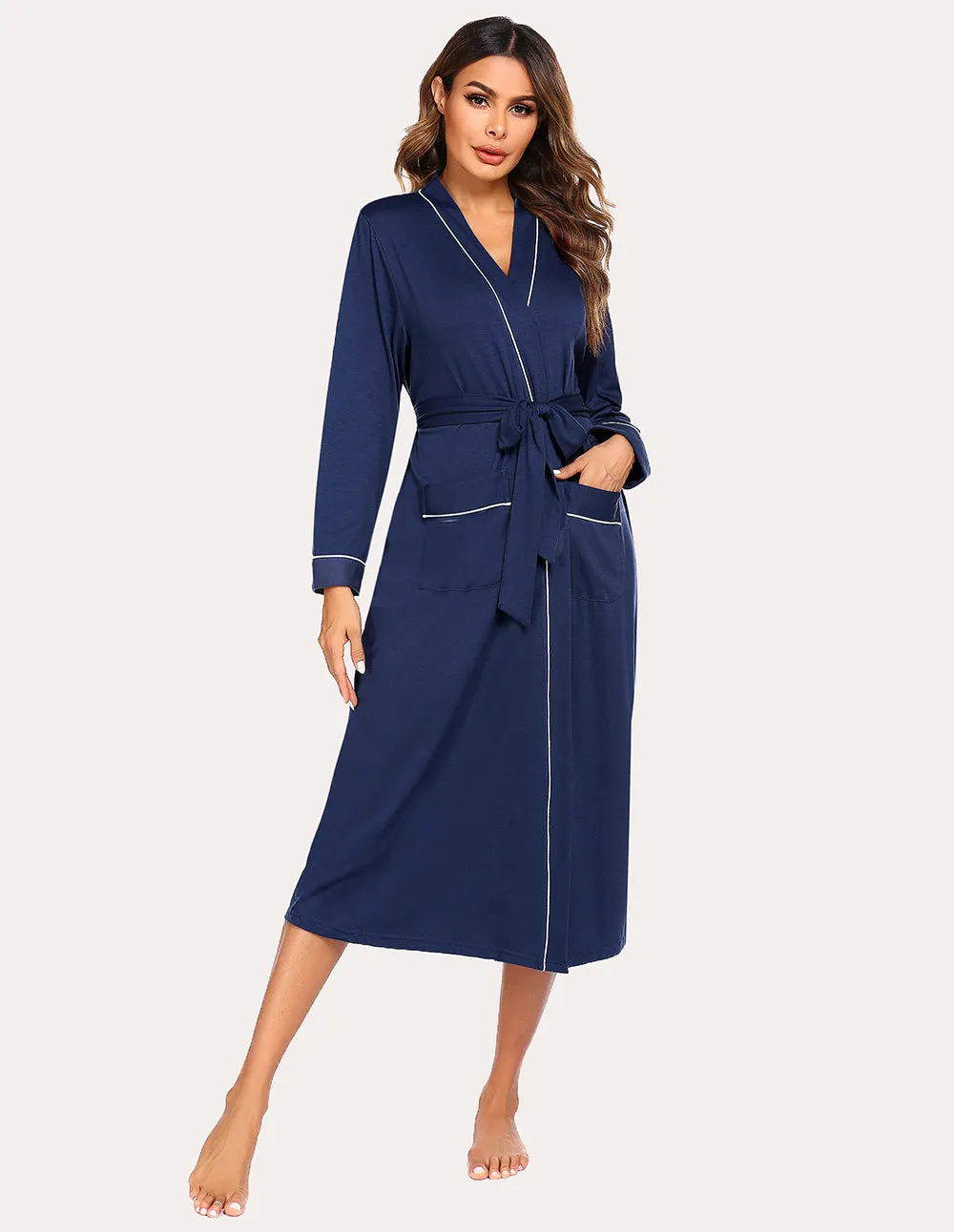 Ekouaer Classic Robes with Belt (US Only)