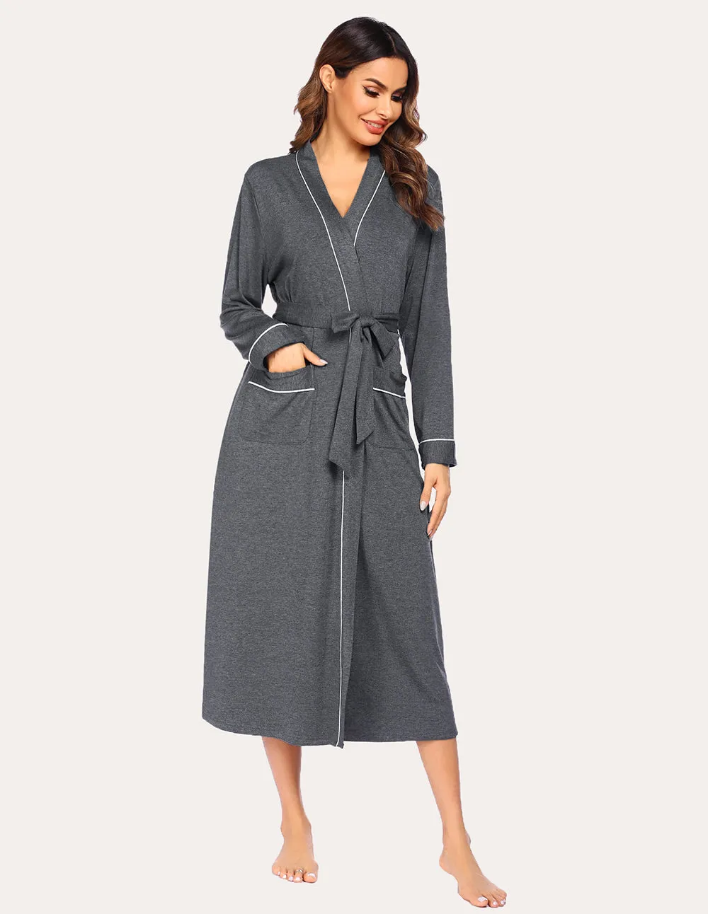 Ekouaer Classic Robes with Belt (US Only)