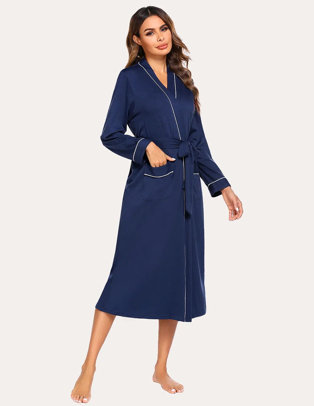Ekouaer Classic Robes with Belt (US Only)