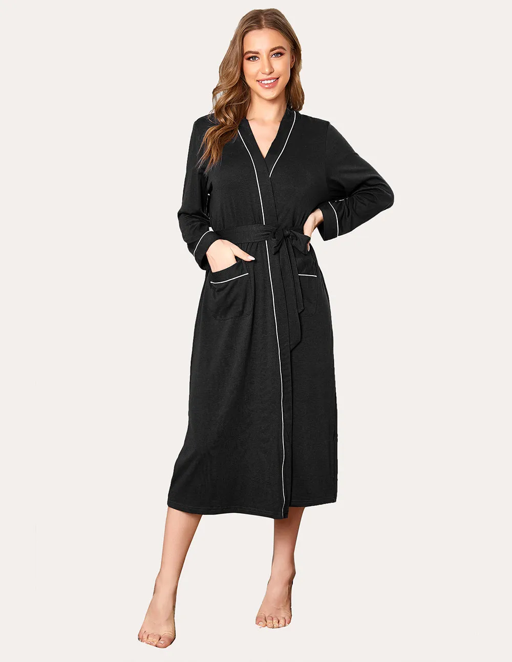 Ekouaer Classic Robes with Belt (US Only)