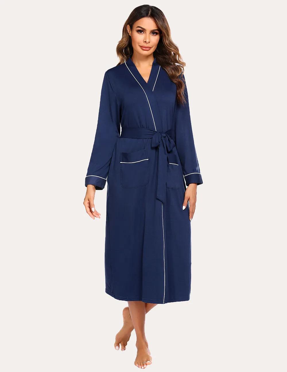 Ekouaer Classic Robes with Belt (US Only)