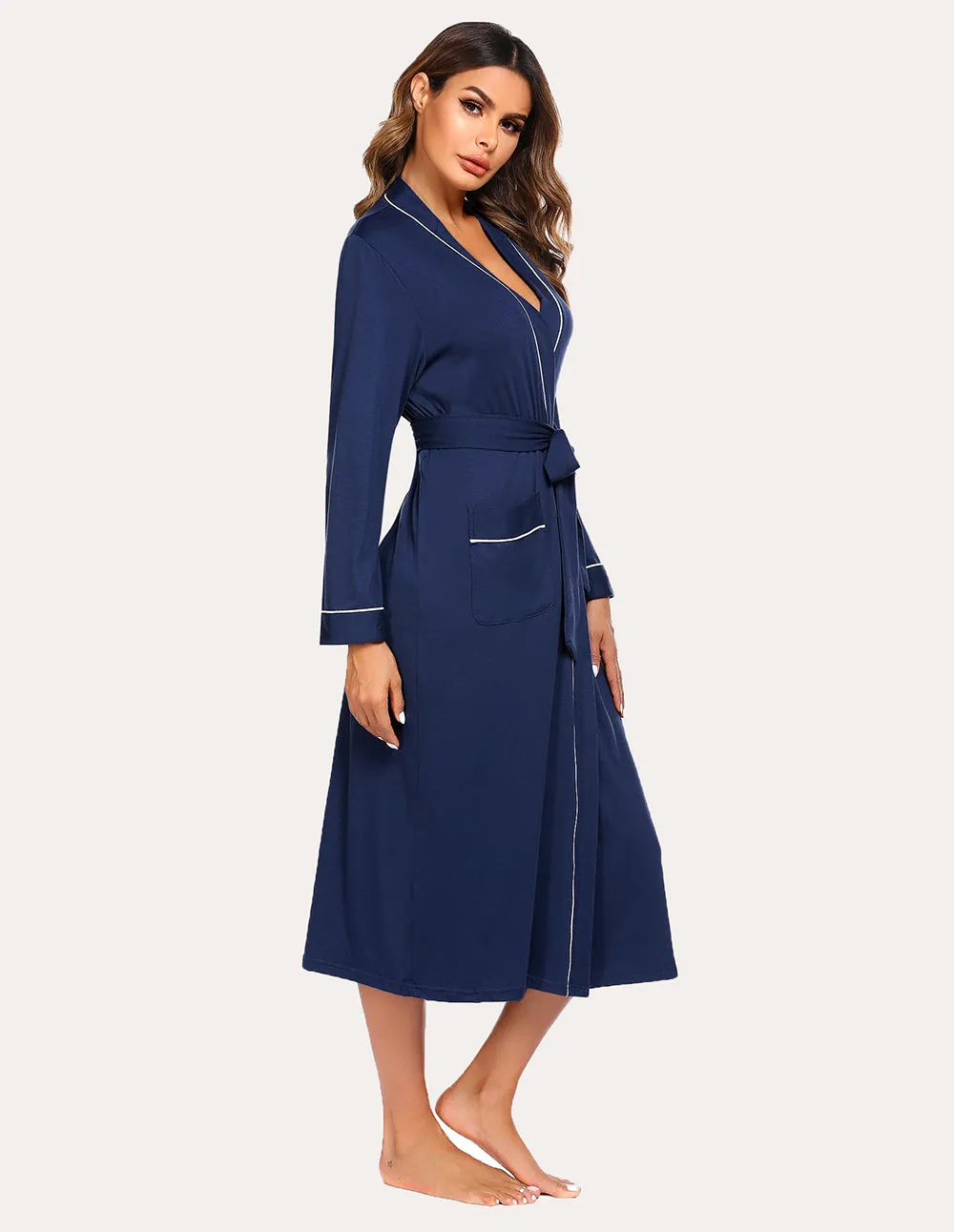 Ekouaer Classic Robes with Belt (US Only)