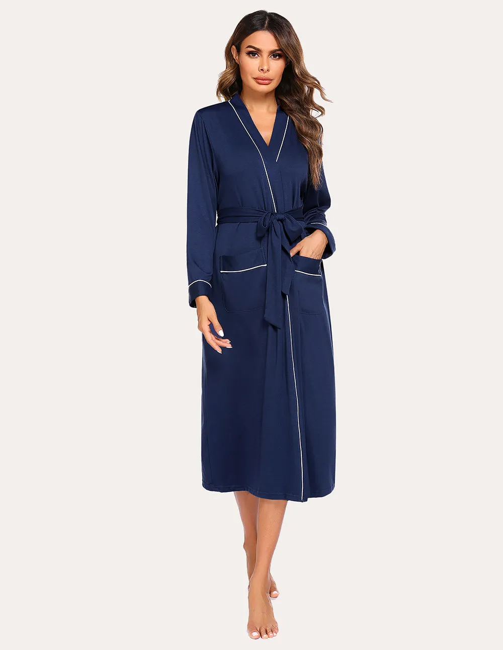 Ekouaer Classic Robes with Belt (US Only)