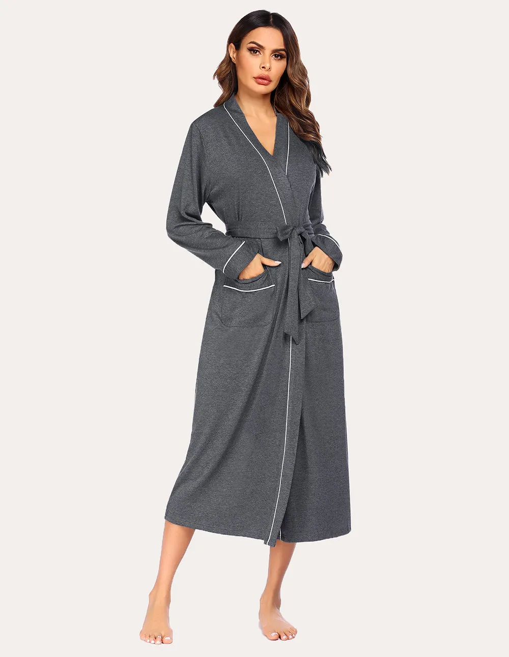 Ekouaer Classic Robes with Belt (US Only)