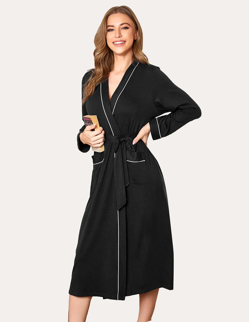 Ekouaer Classic Robes with Belt (US Only)