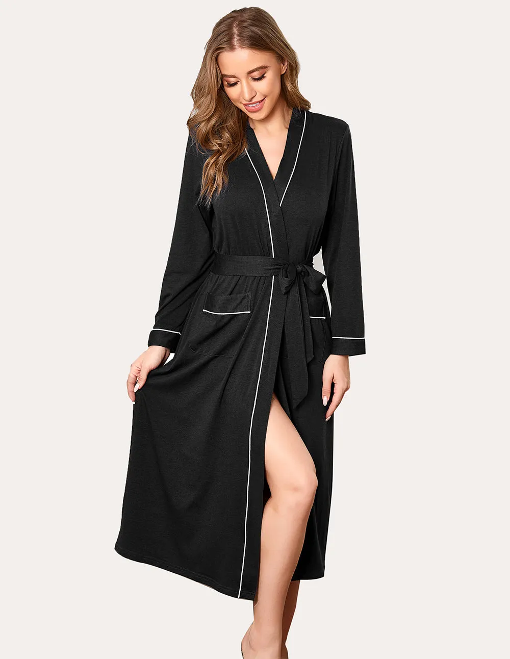 Ekouaer Classic Robes with Belt (US Only)