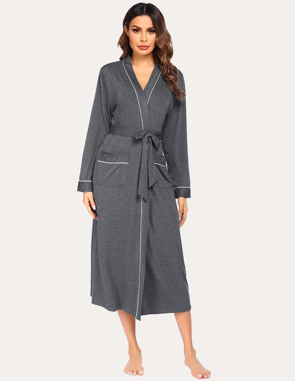 Ekouaer Classic Robes with Belt (US Only)