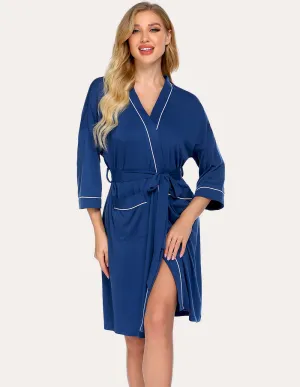 Ekouaer Classical Kimono Robe (US Only)
