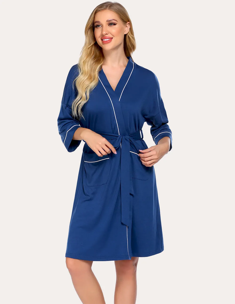 Ekouaer Classical Kimono Robe (US Only)