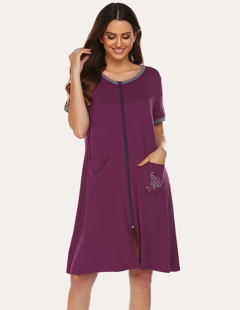 Ekouaer Fashion Cotton Robes (US Only)