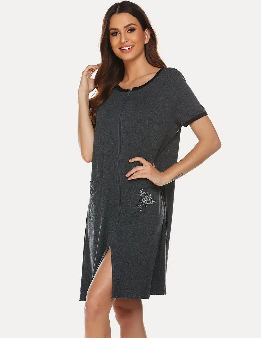 Ekouaer Fashion Cotton Robes (US Only)