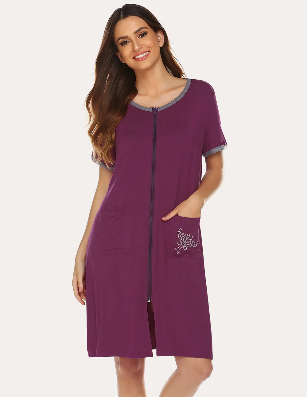Ekouaer Fashion Cotton Robes (US Only)