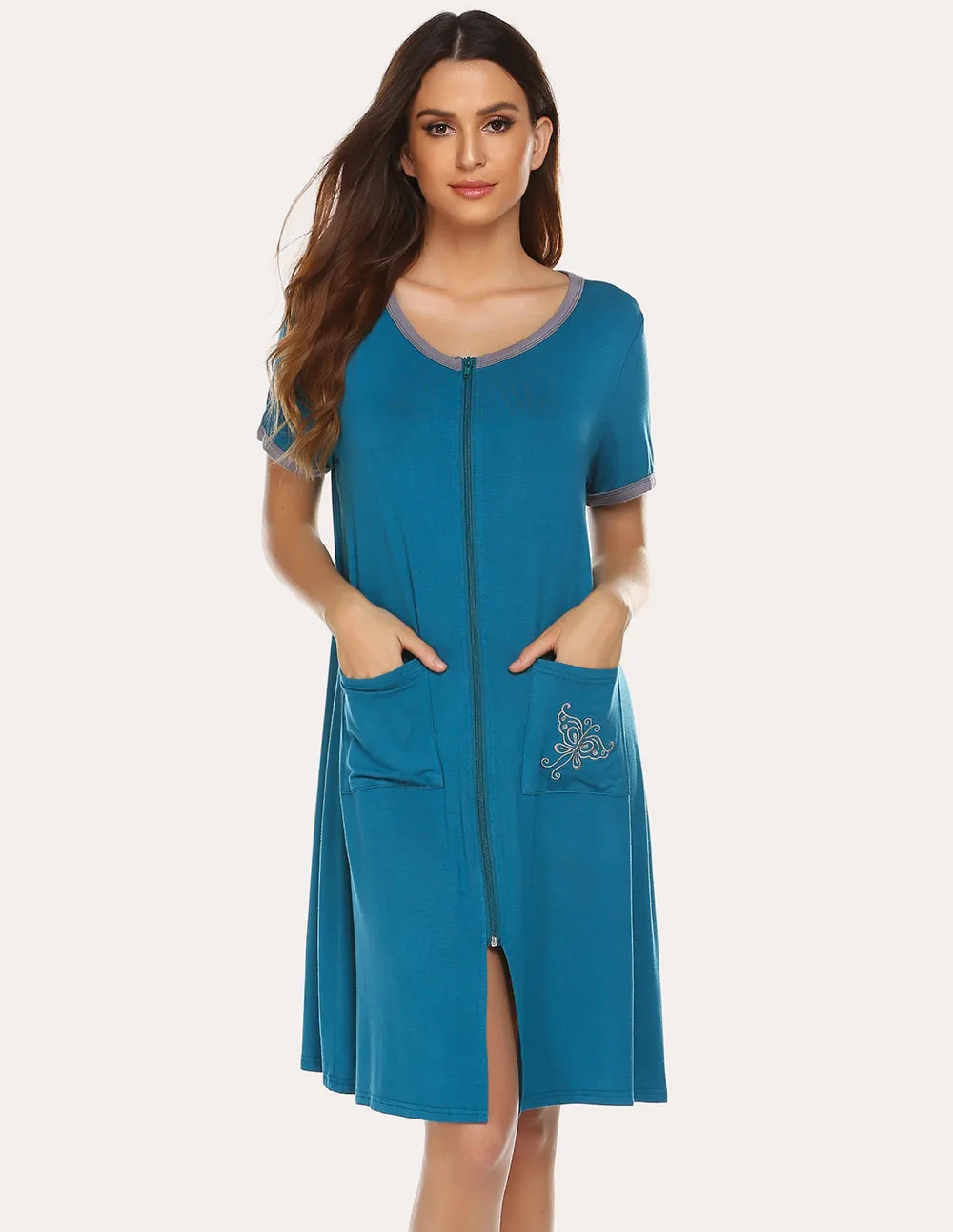 Ekouaer Fashion Cotton Robes (US Only)