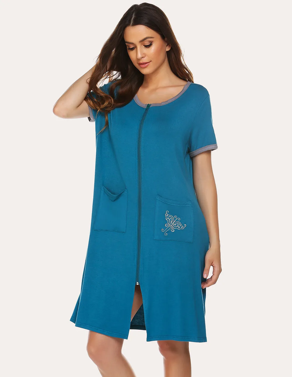 Ekouaer Fashion Cotton Robes (US Only)