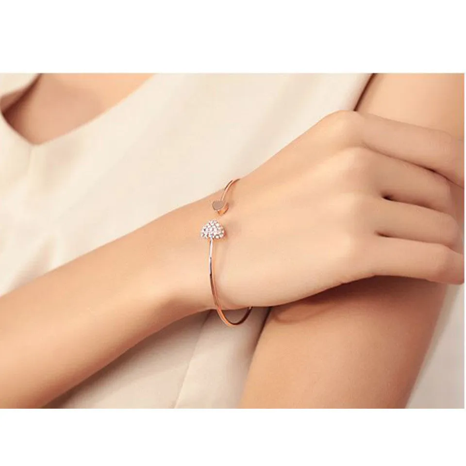 Gold Heart Bracelet