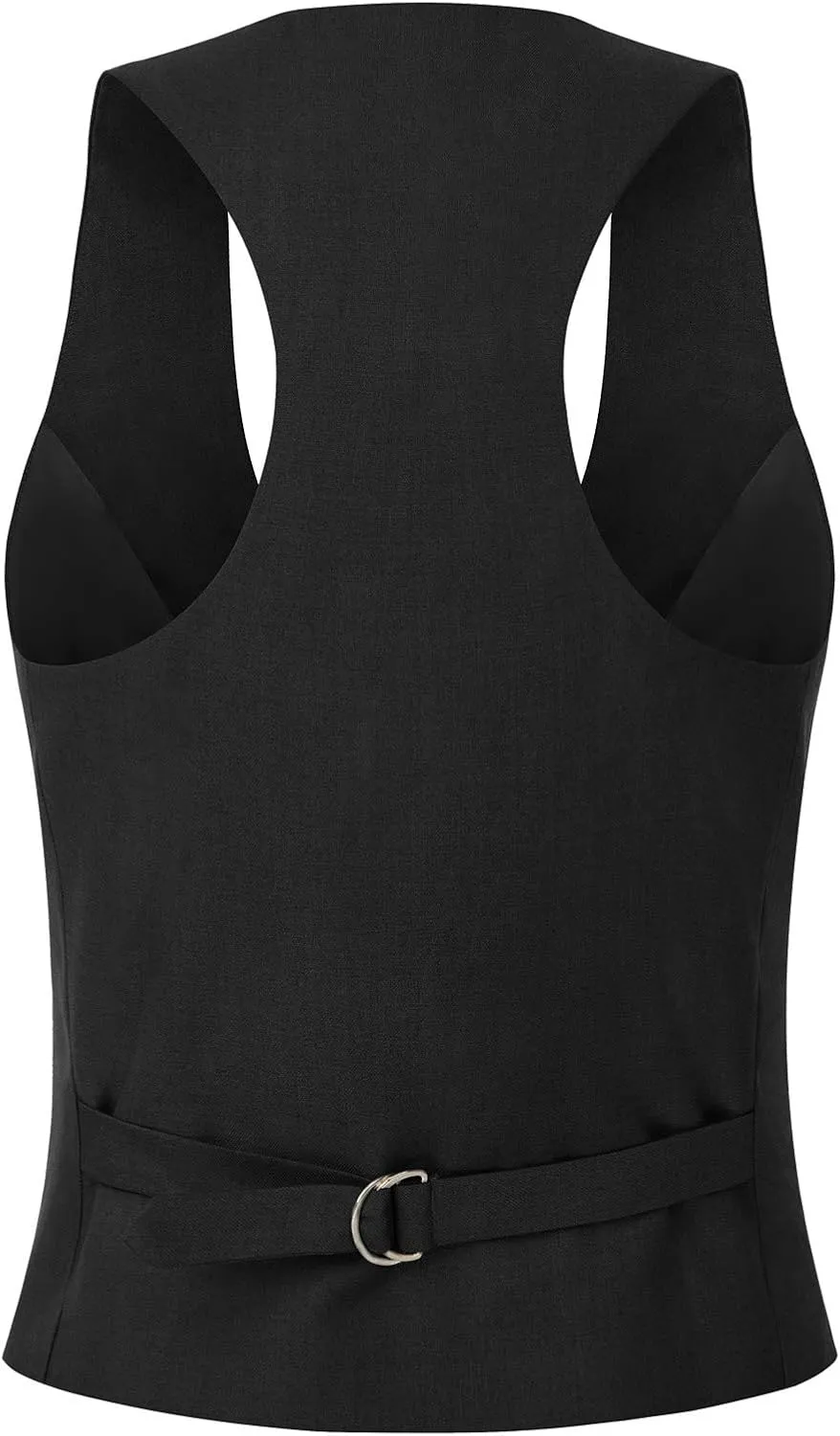 GRACE KARIN Womens Vest Top 2025 Trendy Academia Steampunk Waistcoat Racerback Vest BlazerRuns Small, Suggest Size Up