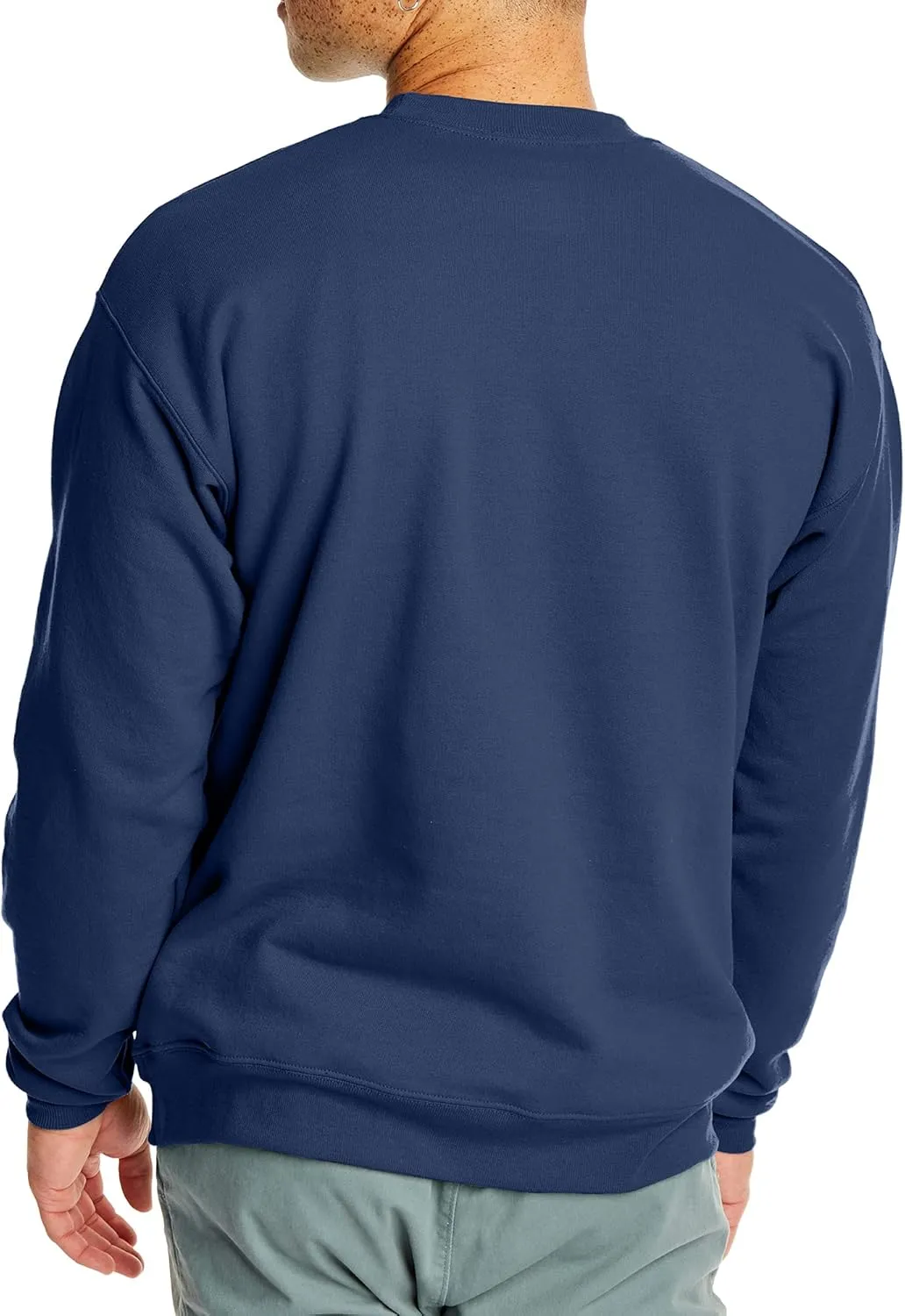Hanes Men's EcoSmart Fleece, Pullover Crewneck Sweatshirt, 1 or 2 Pack