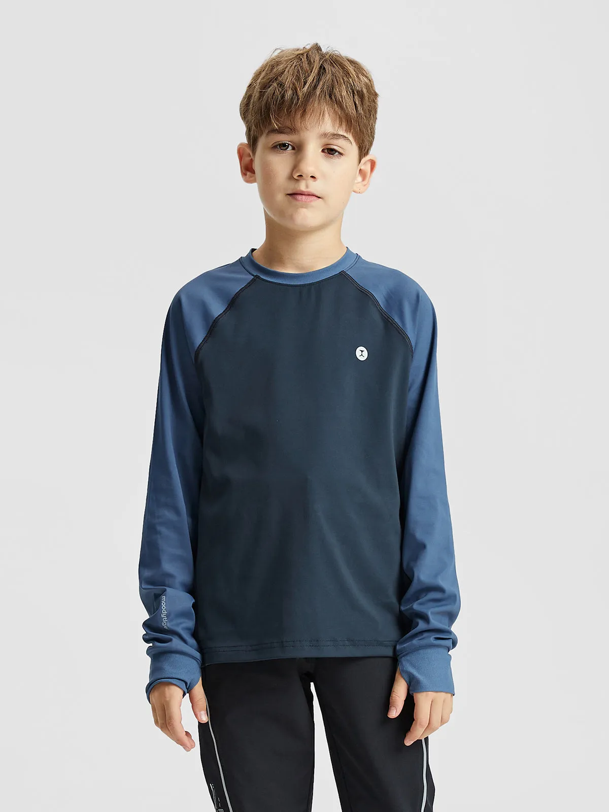 Lattice Color Block Long Sleeves