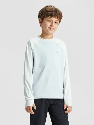 Lattice Color Block Long Sleeves