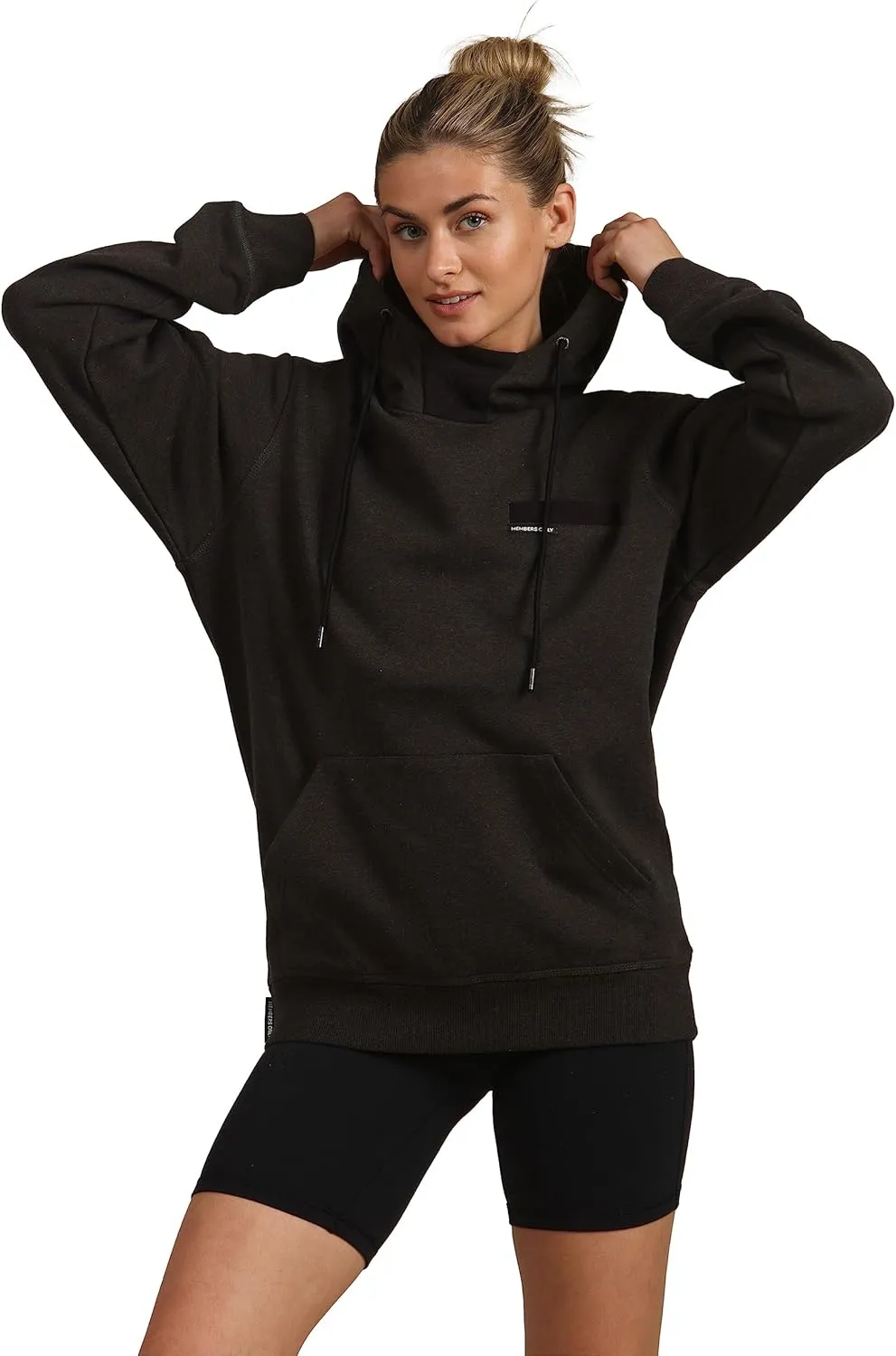 Members Only Women's Jayden Colorblock Oversized Hooded Sweatshirt