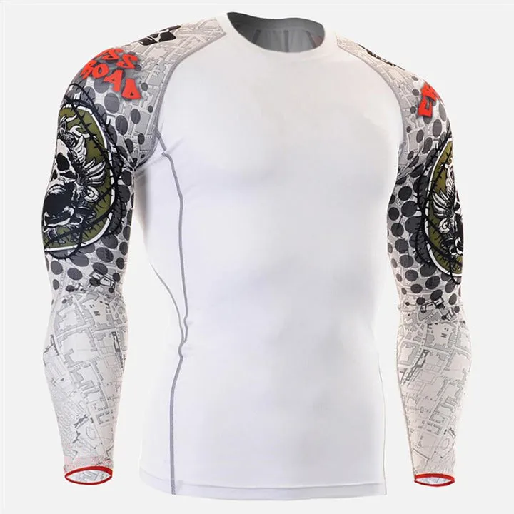 Mens Breathable Sport Long Sleeve T-Shirt