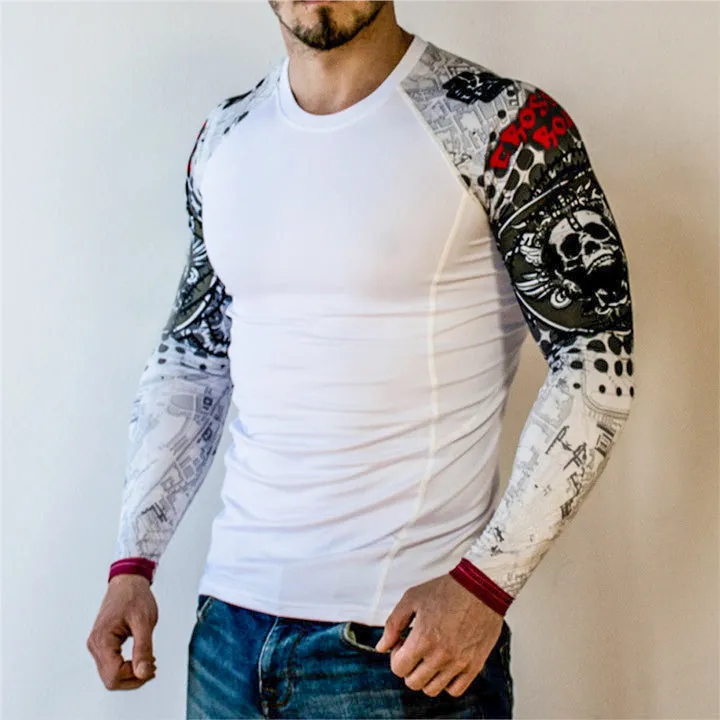 Mens Breathable Sport Long Sleeve T-Shirt