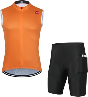 Men's Cycling Jersey Sleeveless Tops Clothing Bike Shirts Vest Breathable Bicycle Clothing Jacket