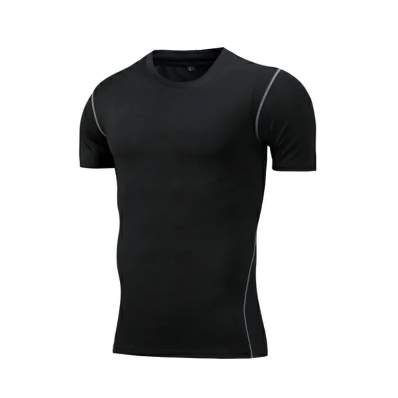 Men's Short-sleeved Tights Fitness Quick-drying Breathable T-shirt