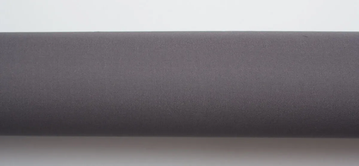 Mid Grey Silk Satinised Chiffon