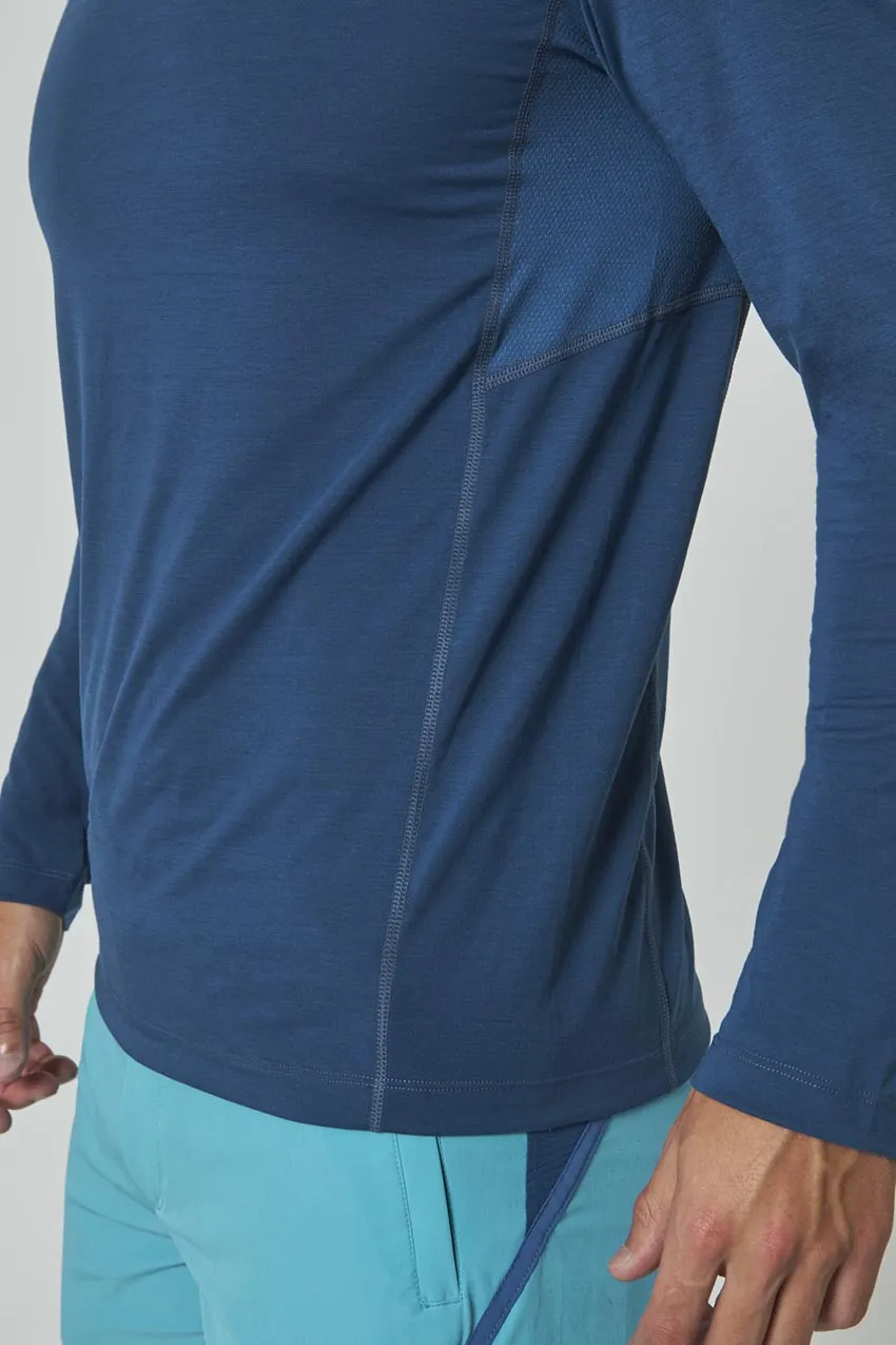 MPG Tops - Men's Dynamic Long Sleeve w/ Under Arm Mesh Panel