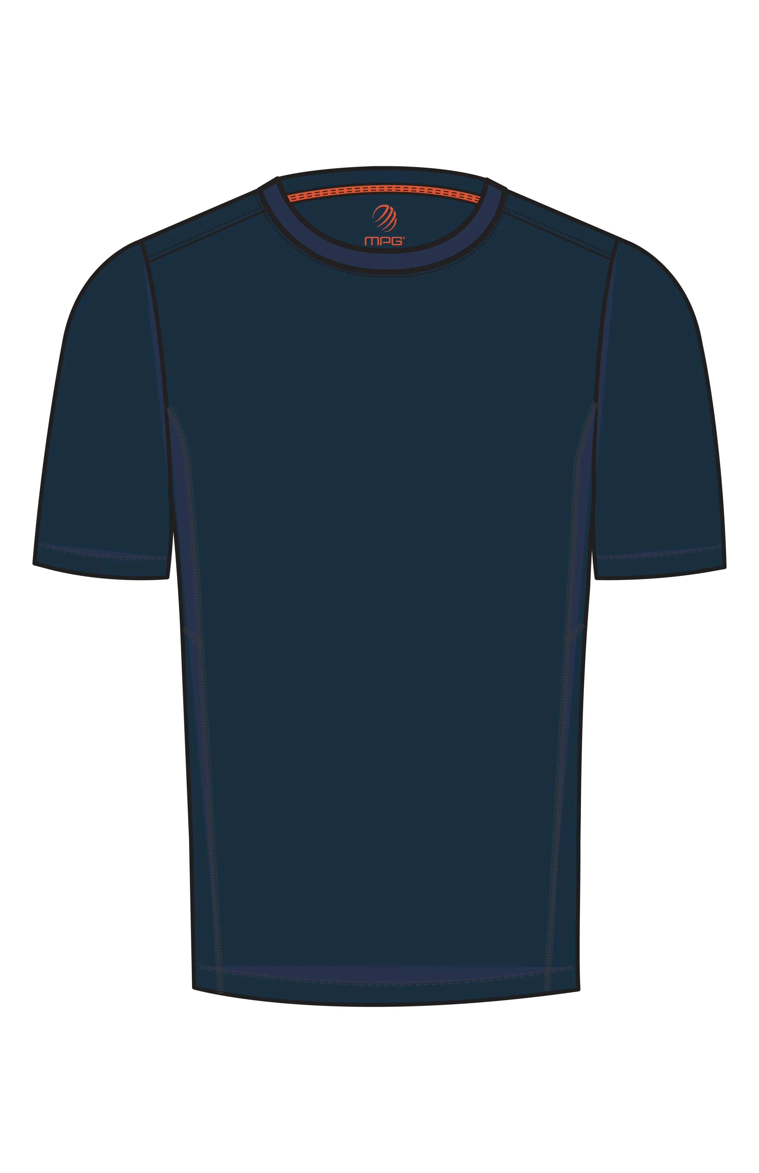MPG Tops - Men's Dynamic Short Sleeve w/ Under Arm Mesh Panel