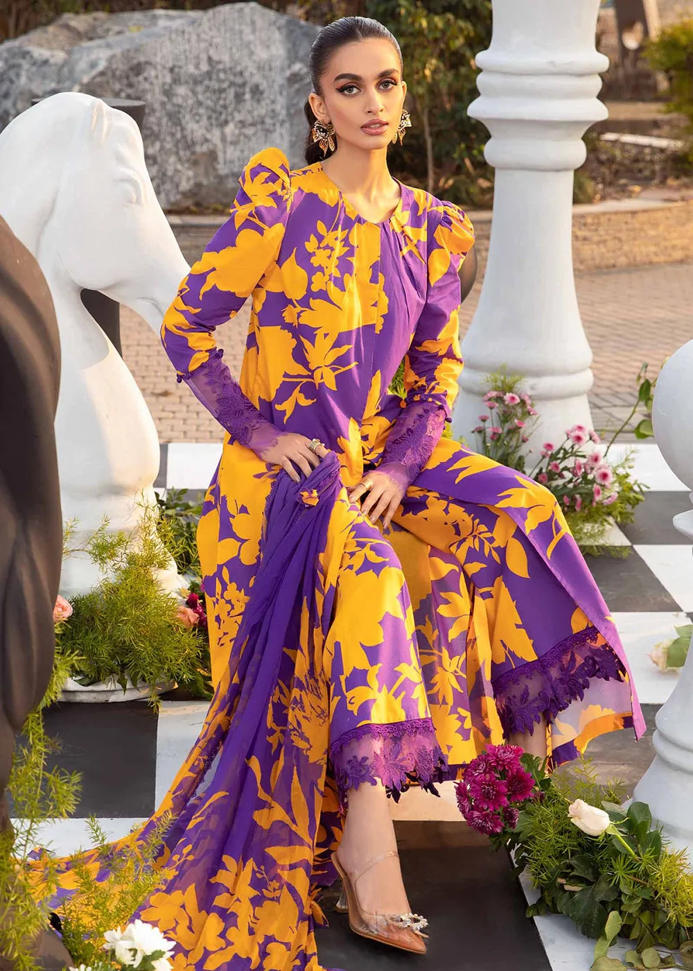 M.Prints Spring Summer Lawn Edit '24 by Maria B | MPT-2111-A