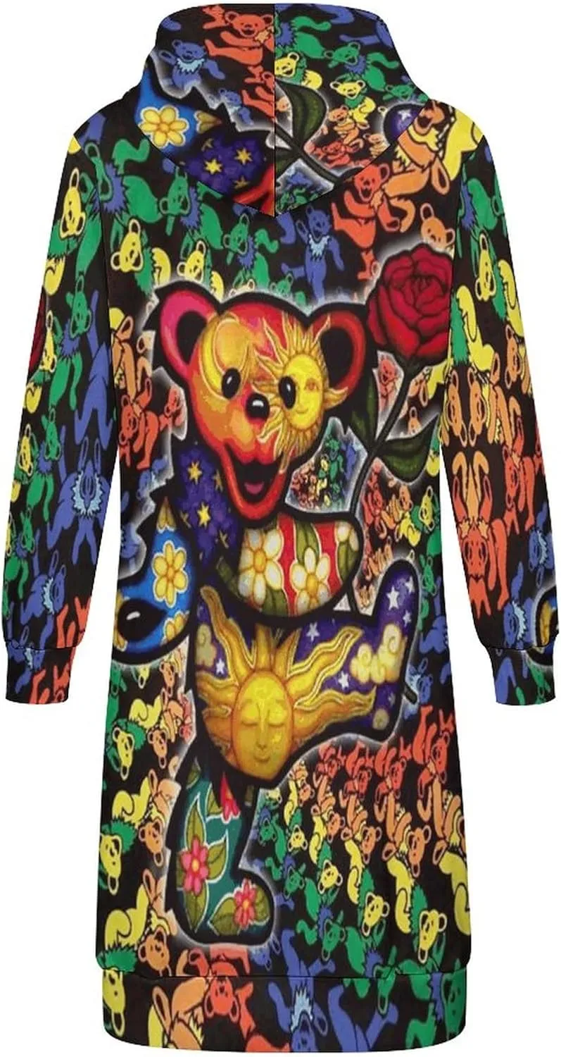 NEW Women's Full-Zip Casual Long Sleeve Oversized Sweatshirt Hoodie With Pocket Graphic Novelty