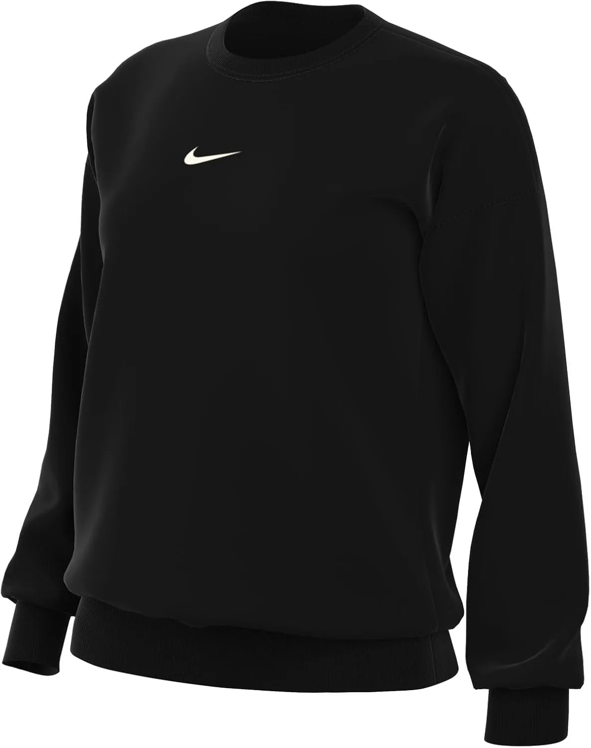 NIKE Womens NSW Phoenix Fleece OS CREW Women's Oversized Crewneck Sweatshirt Adult DQ5733-010, Size L