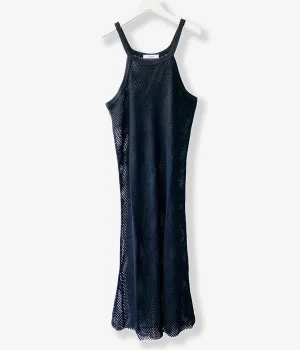 PHEENY/BULKY WOOL MESH DRESS(BLACK)
