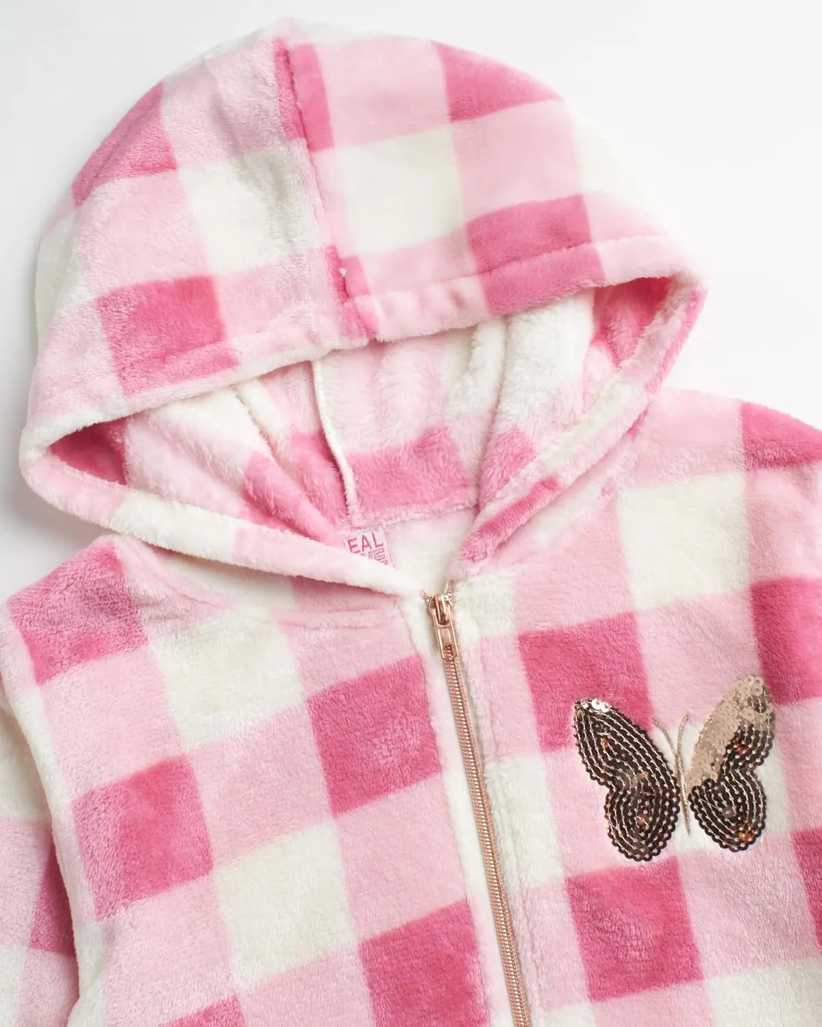 Real Love Girls' Sweatshirt - Super Soft Plush Fleece Zip-Up Hoodie Sweatshirt - Fuzzy Sweatshirt for Girls (7-16)