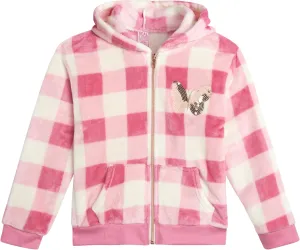 Real Love Girls' Sweatshirt - Super Soft Plush Fleece Zip-Up Hoodie Sweatshirt - Fuzzy Sweatshirt for Girls (7-16)